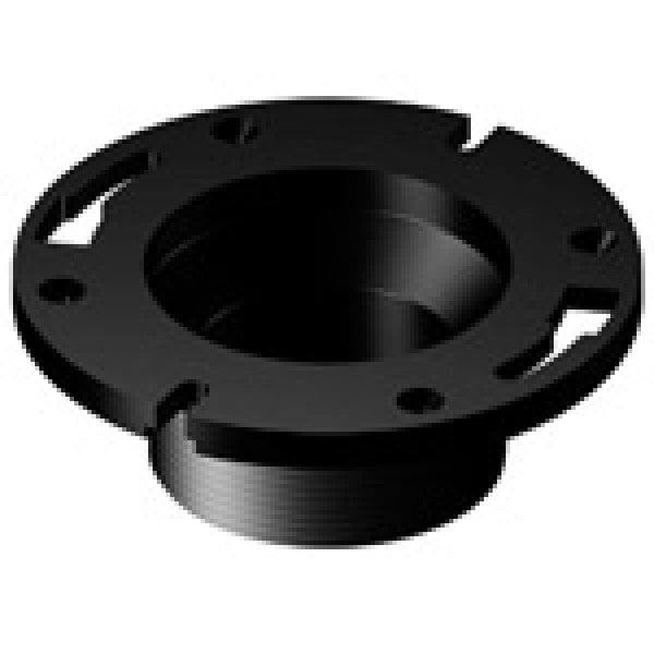 ABS Closet Flange - MIPT - 4" x 3" - Fittings N' Valves