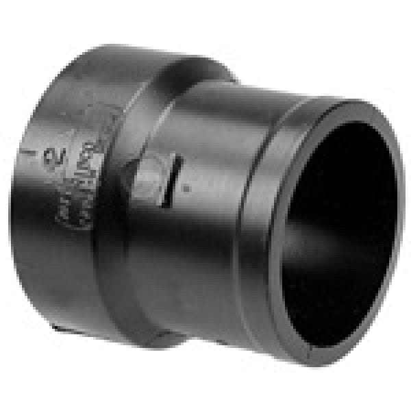 ABS Soil Pipe Adapter - Hub x No Hub (Adapts DWV to CI no hub Spigot) - 1-1/2" x 2" - Fittings N' Valves