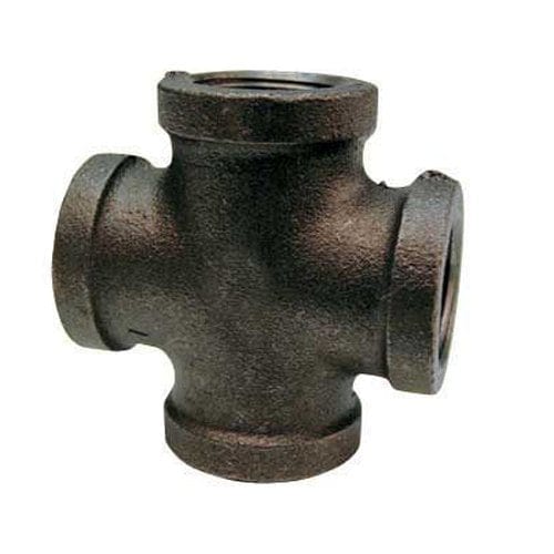 1" Black Iron Cross - Fittings N' Valves