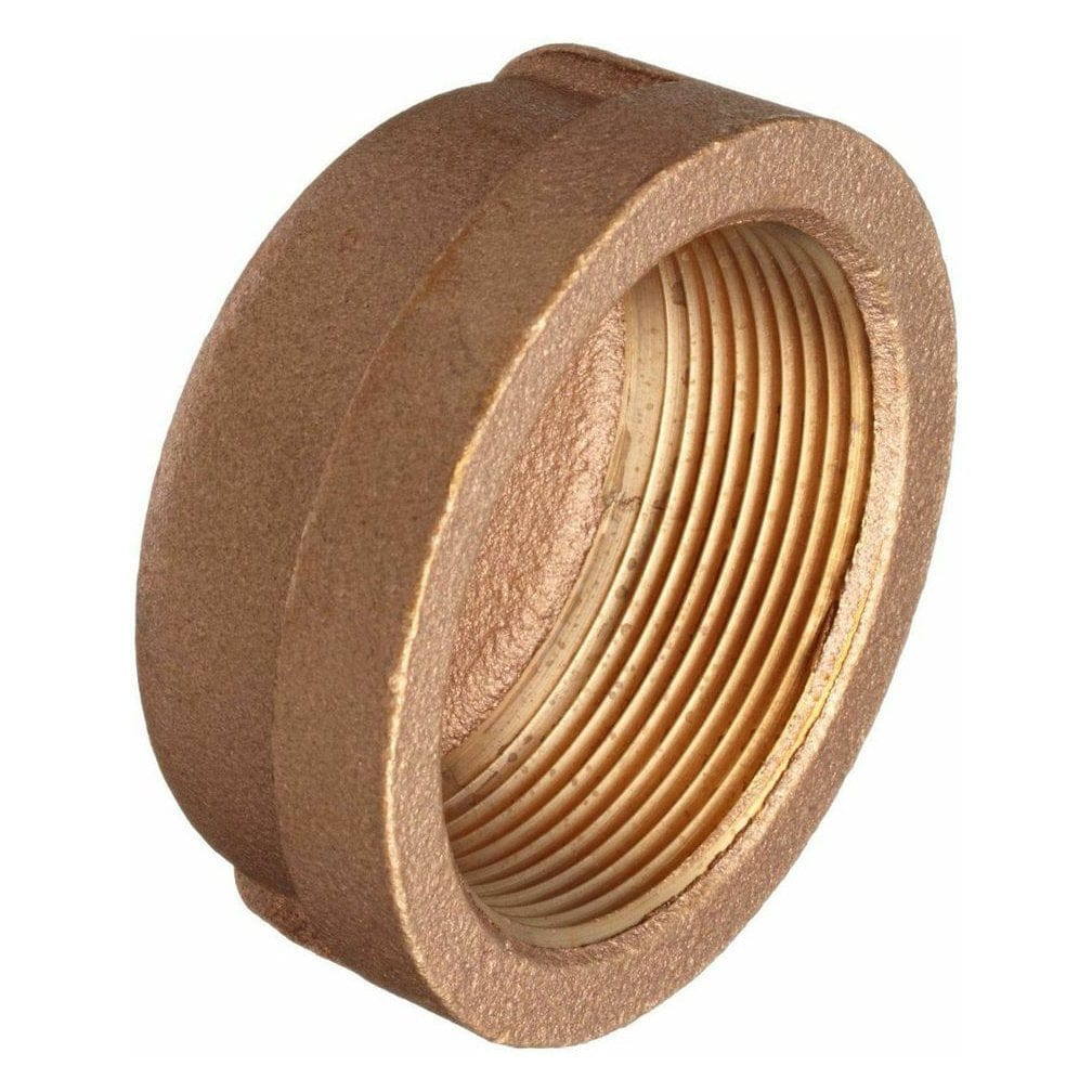 1" Brass Cap (Lead Free) - Fittings N' Valves