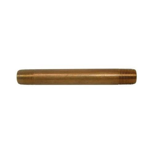 1-1/4" x 10" Brass Nipple - Fittings N' Valves