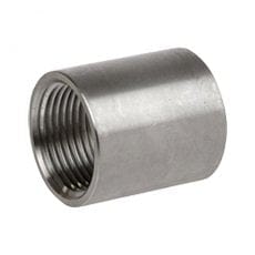 4" 150# 316 Stainless Steel Cast Threaded Full Coupling Heavy