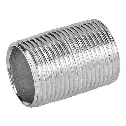 1/4" x Close Galvanized Steel Nipple - Fittings N' Valves
