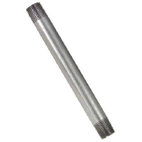 1/2" x 24" Galvanized Steel Pre-Cut Pipe Nipple - Fittings N' Valves