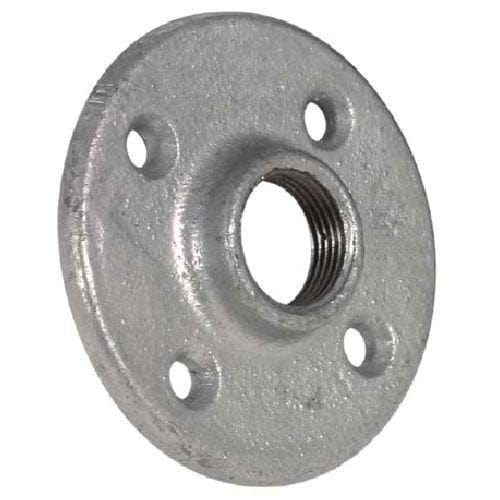 1/2" Galvanized Floor Flange - Fittings N' Valves