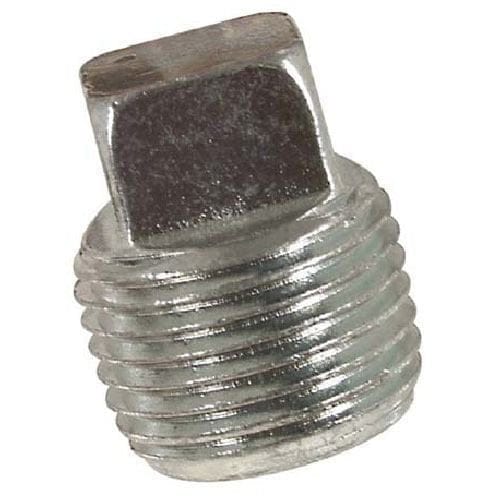 1-1/4" Galvanized Square Head Plug - Fittings N' Valves