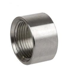 3/8" 150# 316 Stainless Steel Cast Threaded Half Coupling Heavy - Fittings N' Valves