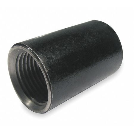 1/2" Black Merchant Steel Coupling