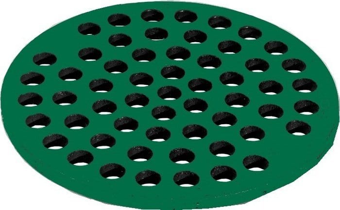Prier 8-1/4" Cast Iron Drain Cover, 1/4" Thick