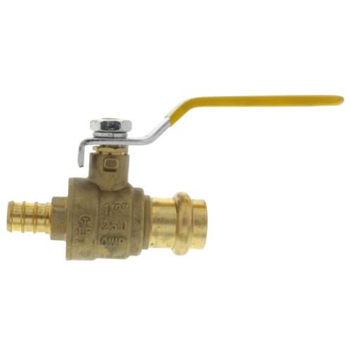 1/2" PEX x 1/2" PRESS Full Port Ball Valve With Lever Handle F1807 (Lead Free) - Fittings N' Valves