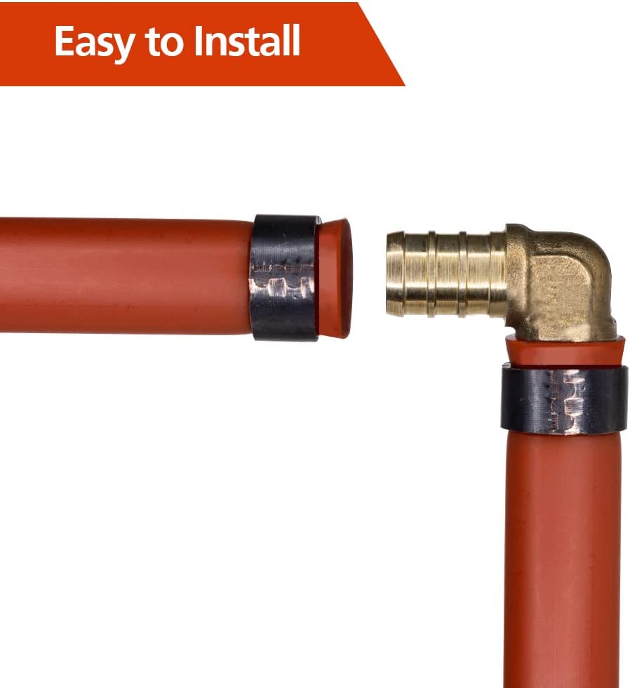1" PEX x 1" PEX Brass Elbow (Lead Free)
