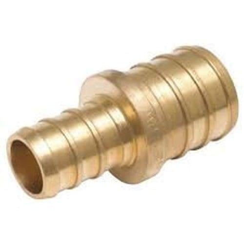 1/2" x 3/8" PEX Brass Reducing Coupling (Lead Free) - Fittings N' Valves