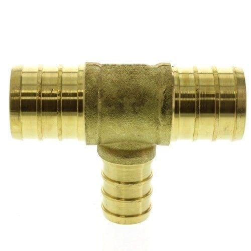1" x 1" x 3/4" PEX Reducing Tee (Lead Free) - Fittings N' Valves