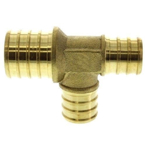 1" x 3/4" x 3/4" PEX Reducing Tee (Lead Free) - Fittings N' Valves