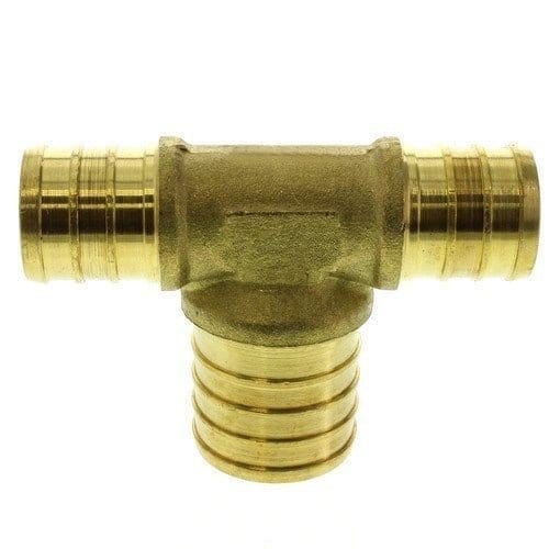3/4" x 3/4"x 1" PEX Reducing Tee (Lead Free) - Fittings N' Valves
