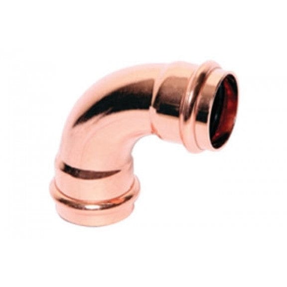 Press Copper Reducing Elbow 90°, 1'' x 1''