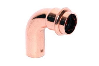 Press Copper Elbow 90°, P x FPT, 1'' x 1'' Large - Fittings N' Valves
