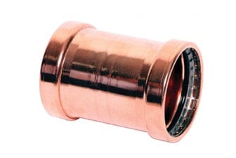 Press Copper Coupling - No Stop, 4'' x 4''
