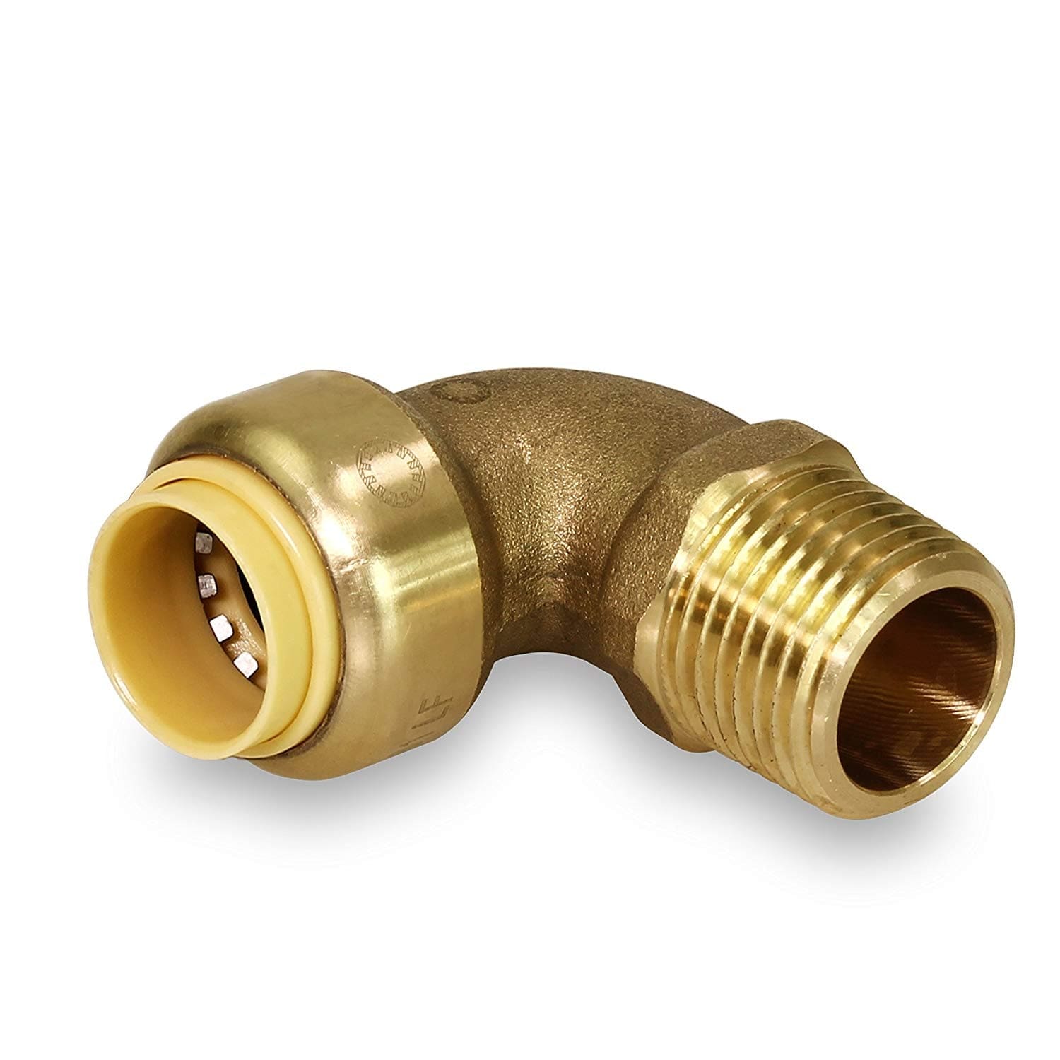 1" Push x Male Elbow 90 - Push-Fit (Lead-Free) - Fittings N' Valves
