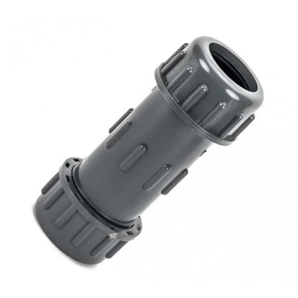 PVC Compression Coupling - Schedule 40 - Gray - Socket x Socket - 3/4" (108/Cs) - Fittings N' Valves