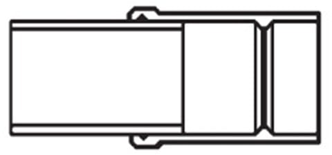 1-1/2" PVC DWV Expansion Joint H x H - Fittings N' Valves