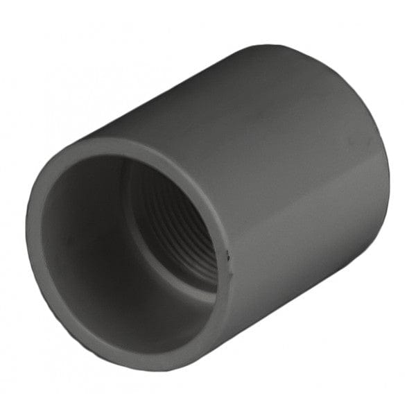 PVC Female Adapter - Schedule 80 - Gray - Socket x FPT - 1-1/4" (99/Cs) - Fittings N' Valves