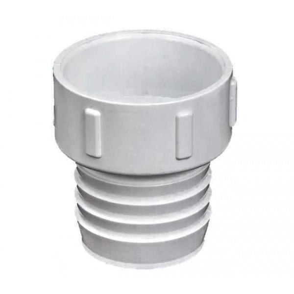 PVC Insert Adapter - White - Barb x Socket - 3" - Fittings N' Valves