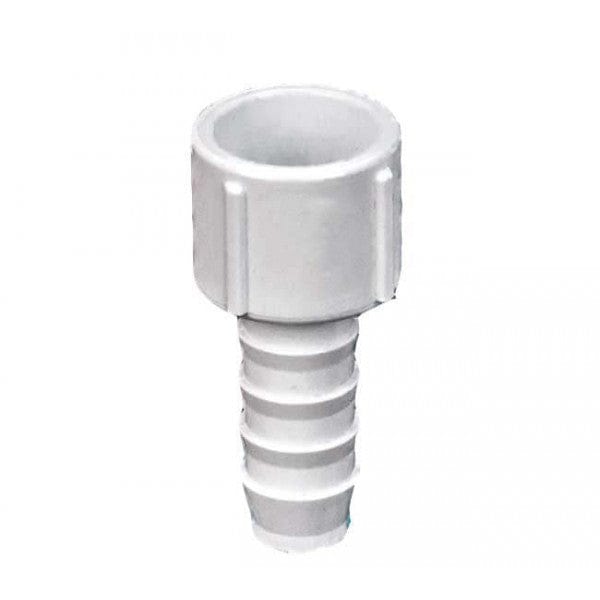 PVC Insert Adapter - White - Barb x Socket - 1/2" - Fittings N' Valves