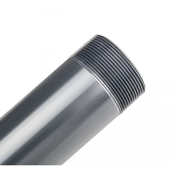 PVC Pipe Nipple - Schedule 80 - 4" MPT x 12" (1/Cs) - Fittings N' Valves