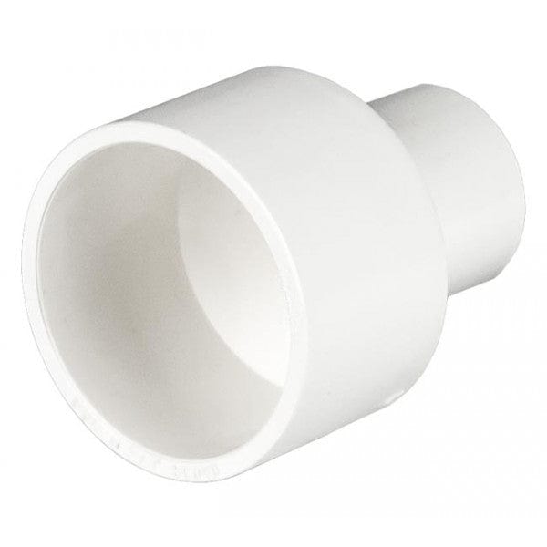 PVC Reducer Coupling - Schedule 40 - White - Socket x Socket - 2" to 1" (60/Cs) - Fittings N' Valves