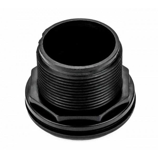 PVC Through-Wall Bulkhead - FPT x Socket - 2" - Fittings N' Valves