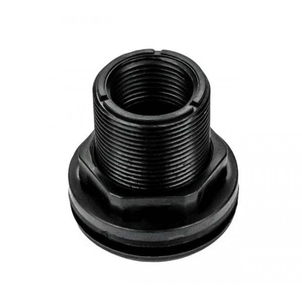 PVC Through-Wall Bulkhead - Socket x FPT - 1/2" - Fittings N' Valves