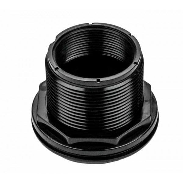 PVC Through-Wall Bulkhead - Socket x FPT - 2" - Fittings N' Valves