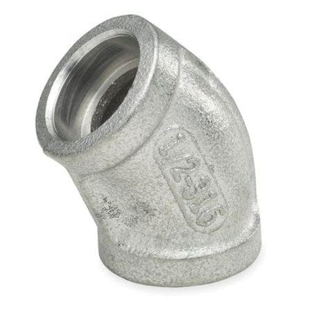 2-1/2" 3000# Socket Weld 45 Degree Forged Carbon Steel Elbow - Fittings N' Valves