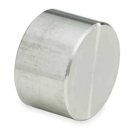 1-1/2" 3000# Forged Stainless Steel 304/L Socket Weld Cap - Fittings N' Valves