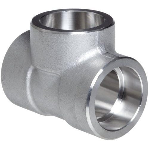 1-1/4" x 3/4" 3000# Socket Weld Reducing Forged Carbon Steel Tee - Fittings N' Valves