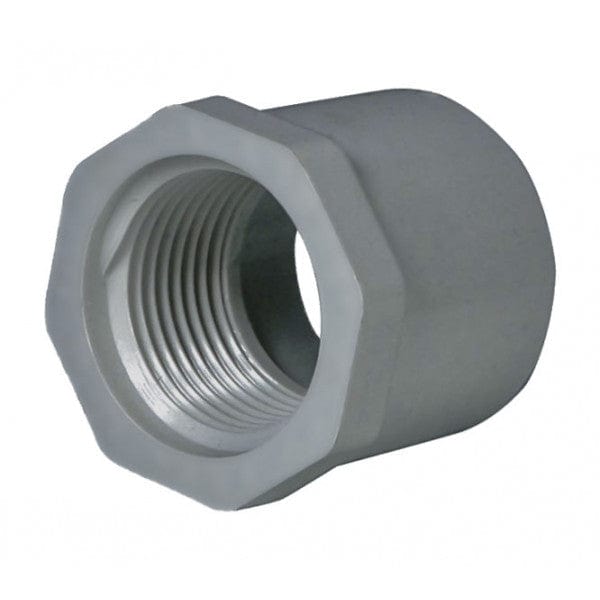PVC Reducer Bushing Schedule 80 - Spigot x Thread - 3" x 2" - Fittings N' Valves