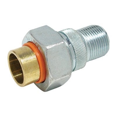 1/2" MIP x Copper Sweat Dielectric Union - Fittings N' Valves