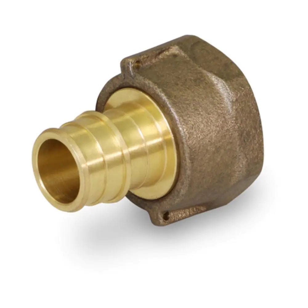 1/2" PEX F1807 X 3/4" FIP Water Meter Coupling W/ Washer - Fittings N' Valves