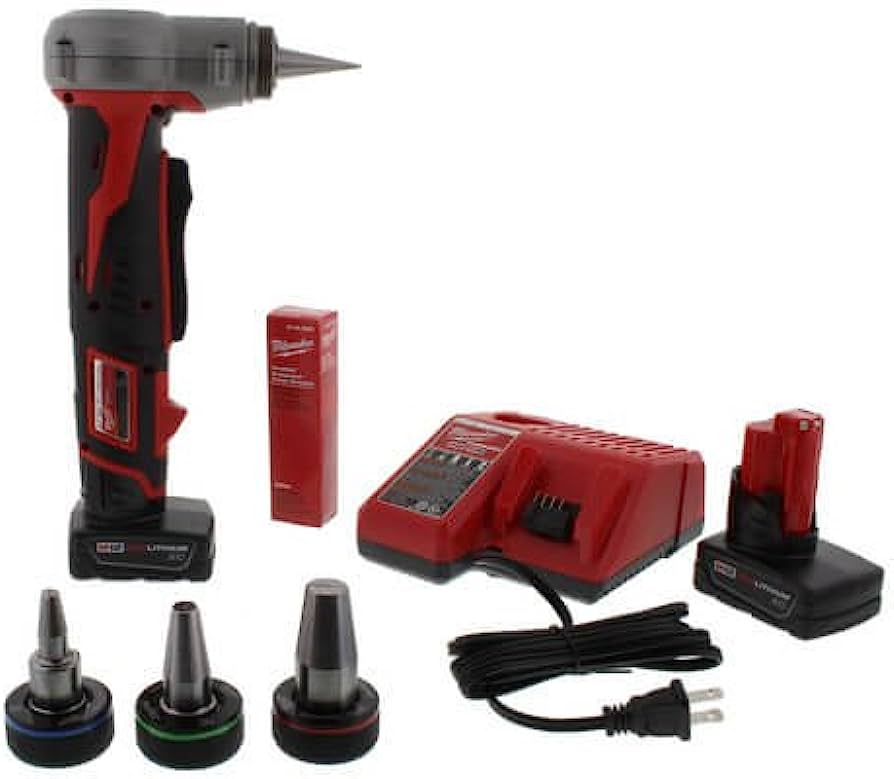 M12 ProPEX Expansion Tool Kit w/ 1/2", 3/4", and 1" Heads, (2) M12 Batteries, Charger