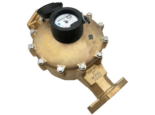 2" Flanged NTEP Approved Positive Displacement Water Meter - Fittings N' Valves