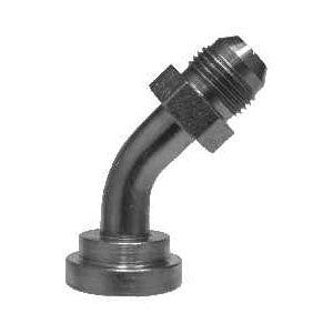 45-deg Elbow, 1/2-in Male JIC x 1/2-in Code 62 Flange, Steel