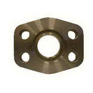 Pipe Thread Flange Pad, 1-1/2 in Code 62 Flange x 1-1/2 in Code 62 Flange, Steel