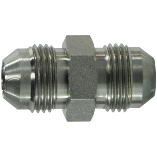 JIC Tube Union, 5/8-in Male JIC x 5/8-in Male JIC, Steel