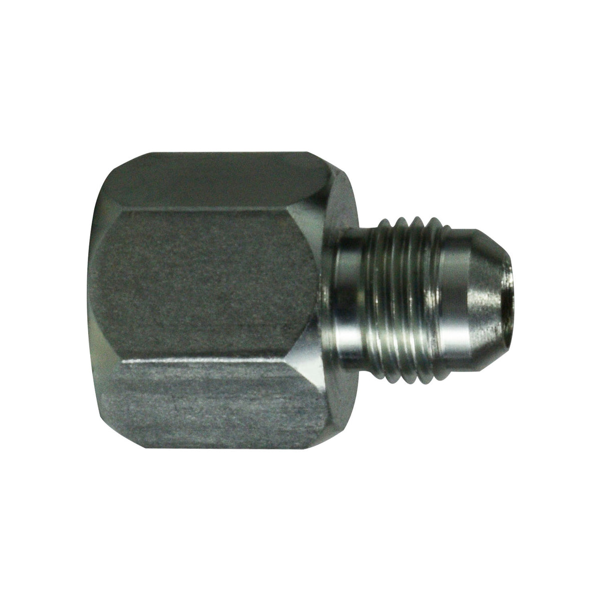 JIC Reducer/Expander, 5/8-in Female JIC x 3/8-in Male JIC, Steel
