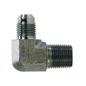 90-deg Elbow, 5/8-in Male JIC x 3/8-in Male NPTF, Steel
