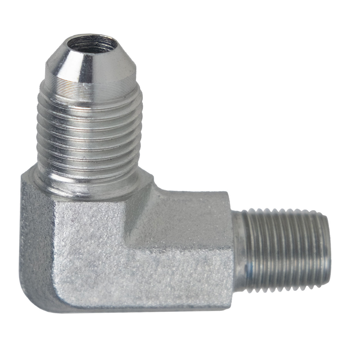 Long Elbow, 3/4-in Male JIC x 3/8-in Male NPTF, Steel