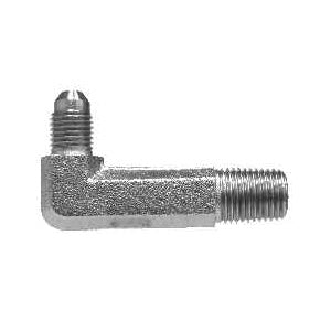 Extra Extra Long Elbow, 1/2-in Male JIC x 3/8-in Male NPTF, Steel