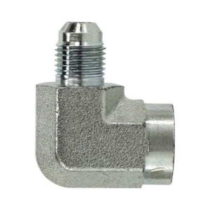 90-deg Elbow, 1-in Male JIC x 3/4-in Female NPTF, Steel