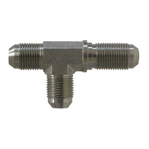 Bulkhead Run Tee, 5/8-in Male JIC x 5/8-in Male JIC x 5/8-in Male JIC, Steel